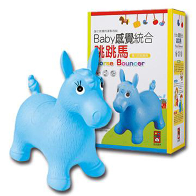 【風車】Baby感覺統合跳跳馬-藍色小馬