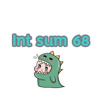 Int sum 68