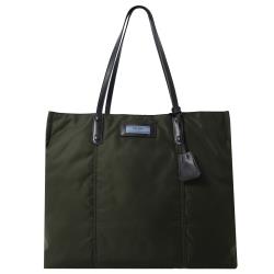 ◎★專櫃商品 附專櫃購證影本|◎★輕量型厚尼龍材質+皮革拼接|◎★典雅有型可裝A4文件品牌:PRADA品牌定位:國際精品背法:肩背包款:托特包顏色:綠色系外層材質:尼龍外層材質說明:尼龍+皮革內層材質