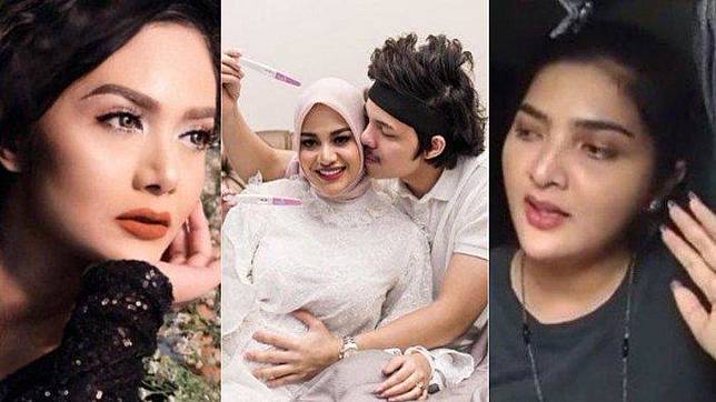 Reaksi Krisdayanti dan Ashanty dengar kabar Aurel hamil.