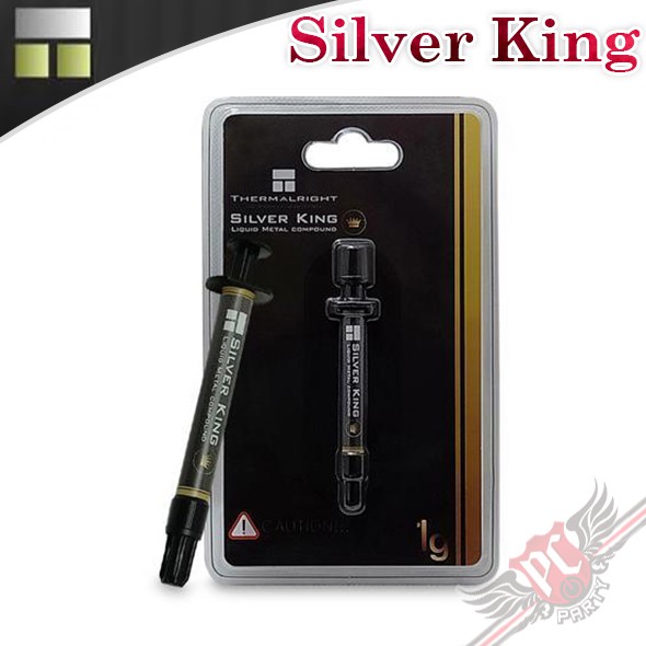 Silver King 散熱膏導熱系數:(W/M/K) 79顏色:銀色比重:(25°C)6.77可用溫度:-3°C/+140°C重量:1G導電:YES無害的:YES