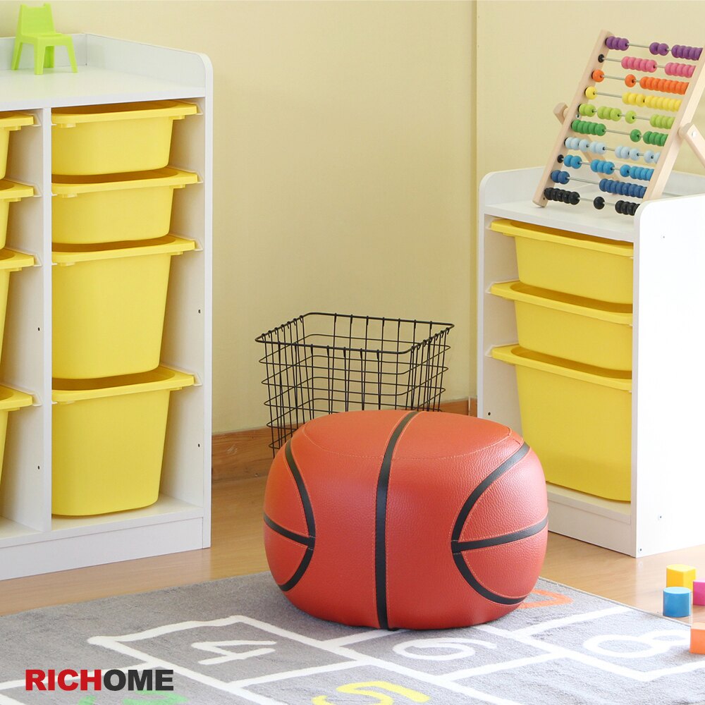 沙發椅 穿鞋椅 兒童椅凳 籃球椅凳 【RICHOME】CH700 《喬登籃球椅》