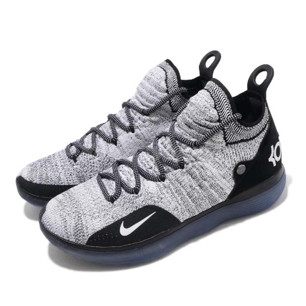 Nike 籃球鞋 Zoom KD11 EP Racer Blue 黑 藍 11代 React 運動鞋 男鞋【PUMP306】 AO2605-006