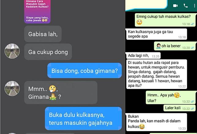 Bagaimana caranya masukin gajah ke kulkas