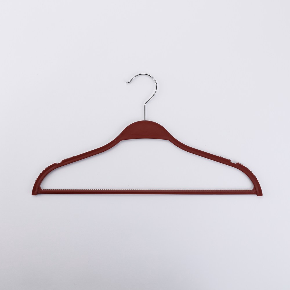 風華防滑衣架3入-原木色