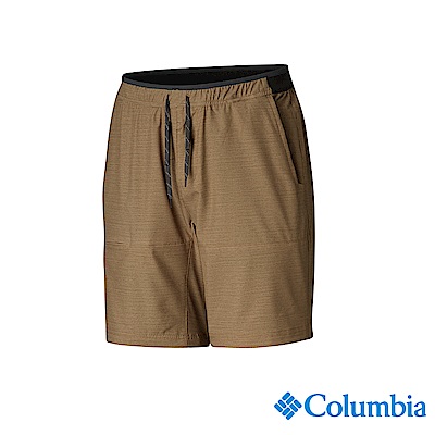 Columbia 哥倫比亞 男款-UPF50防潑短褲-棕褐 UAE06780TN