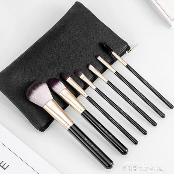 化妝刷大理石化妝刷套裝初學者眼影刷唇刷腮紅散粉刷子化妝工具彩妝全套 萊俐亞