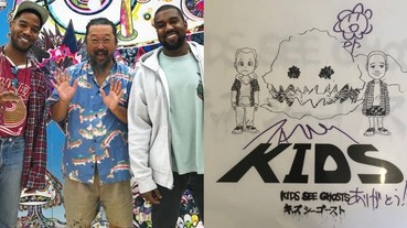 最值得期待「東西」跨界聯名！肯爺新專輯《 Kids See Ghosts 》將由藝術大師村上隆親自操刀？