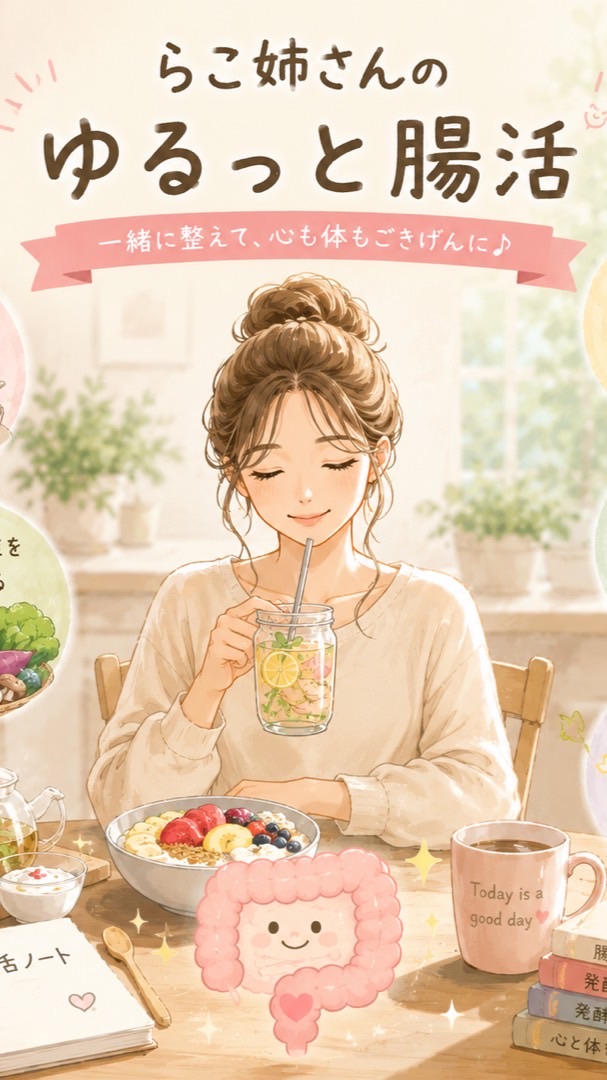 教えてらこ姉さん❣️みんなで楽しくLETS腸活✨