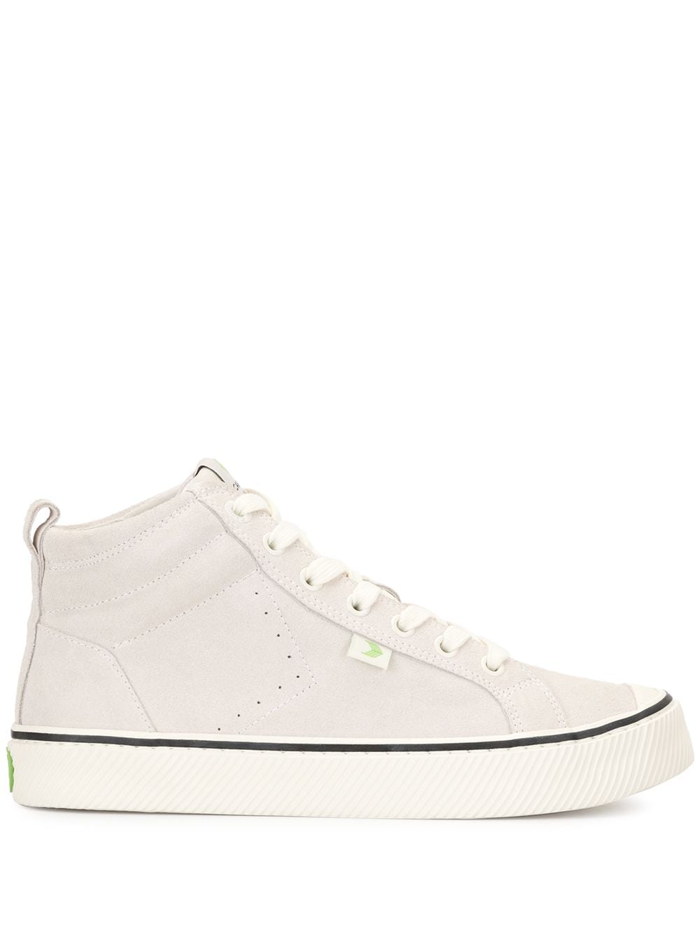 Cariuma - OCA Stripe high-top sneakers - women - Canvas/Suede/Rubber - 5 - Grey