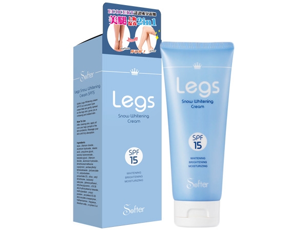 Softer 舒芙特~雪白光采美腿霜100ml(SPF15)【D300239】