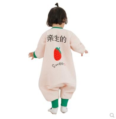 兒童睡袋呼西貝嬰兒童分腿睡袋春秋冬季純棉連體睡衣防踢被神器四季通用 寶貝計書