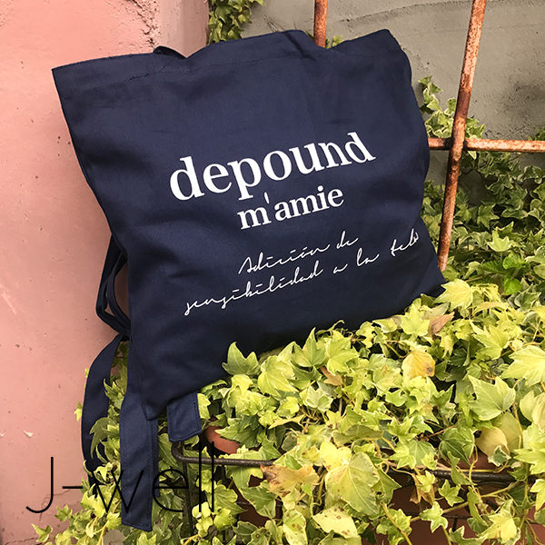 帆布包 綁結法式女孩帆布包 7J1747 現貨 J-WELL