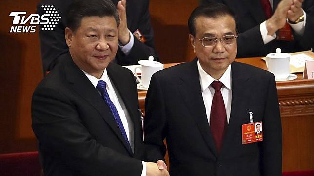 大陸國家主席習近平(左)、大陸國務院總理李克強(右)。圖／達志影像美聯社
