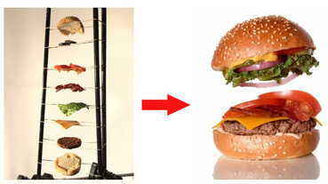 漢堡在空中飛的片段原來是這樣拍出來的…