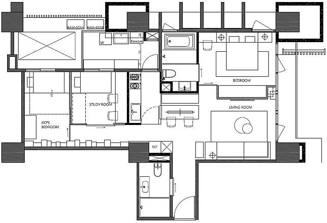 坪時尚精品宅空間共享3房2廳非夢事 設計家 Line Today