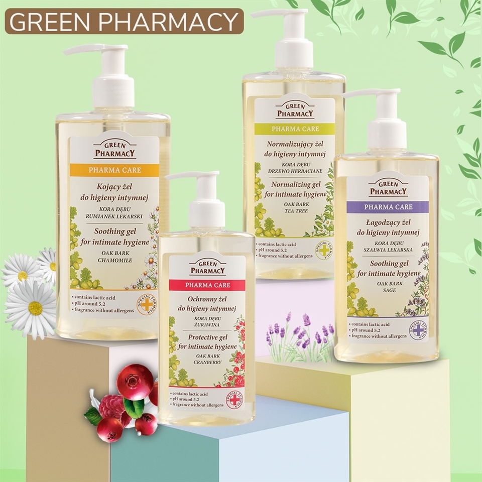 Green Pharmacy 水嫩護膚私密潔膚露300ml-茶樹平衡
