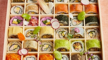 珠寶盒般的一口壽司！銀座創作和食「SHARI」推出超美賞花便當