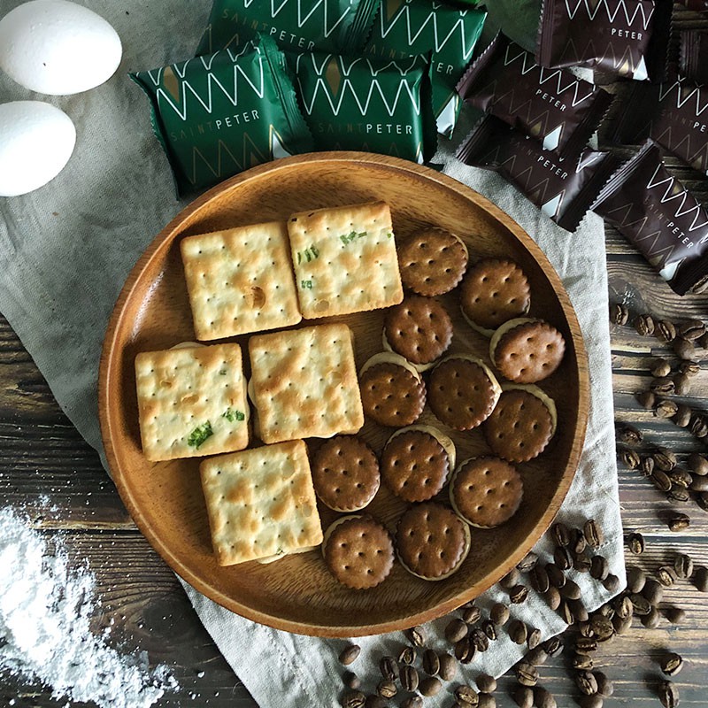 【聖比德】咖啡牛軋餅+香蔥牛軋餅 iCarry