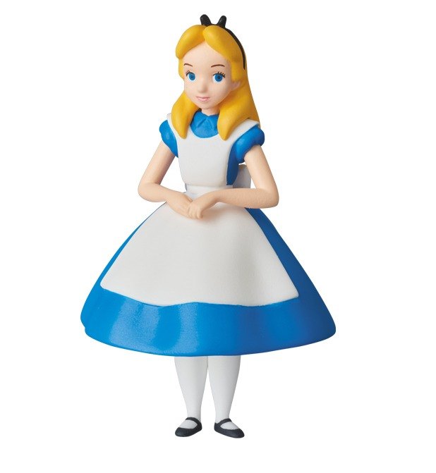 / 商品說明 / 由日本Medicom Toy製作的精緻縮小尺寸系列：迪士尼動畫《愛麗絲夢遊仙境》一套7件。 -愛麗絲 一般版 8.5cm -愛麗絲 問候版 8.2cm -瘋狂帽客 7.8cm -妙妙