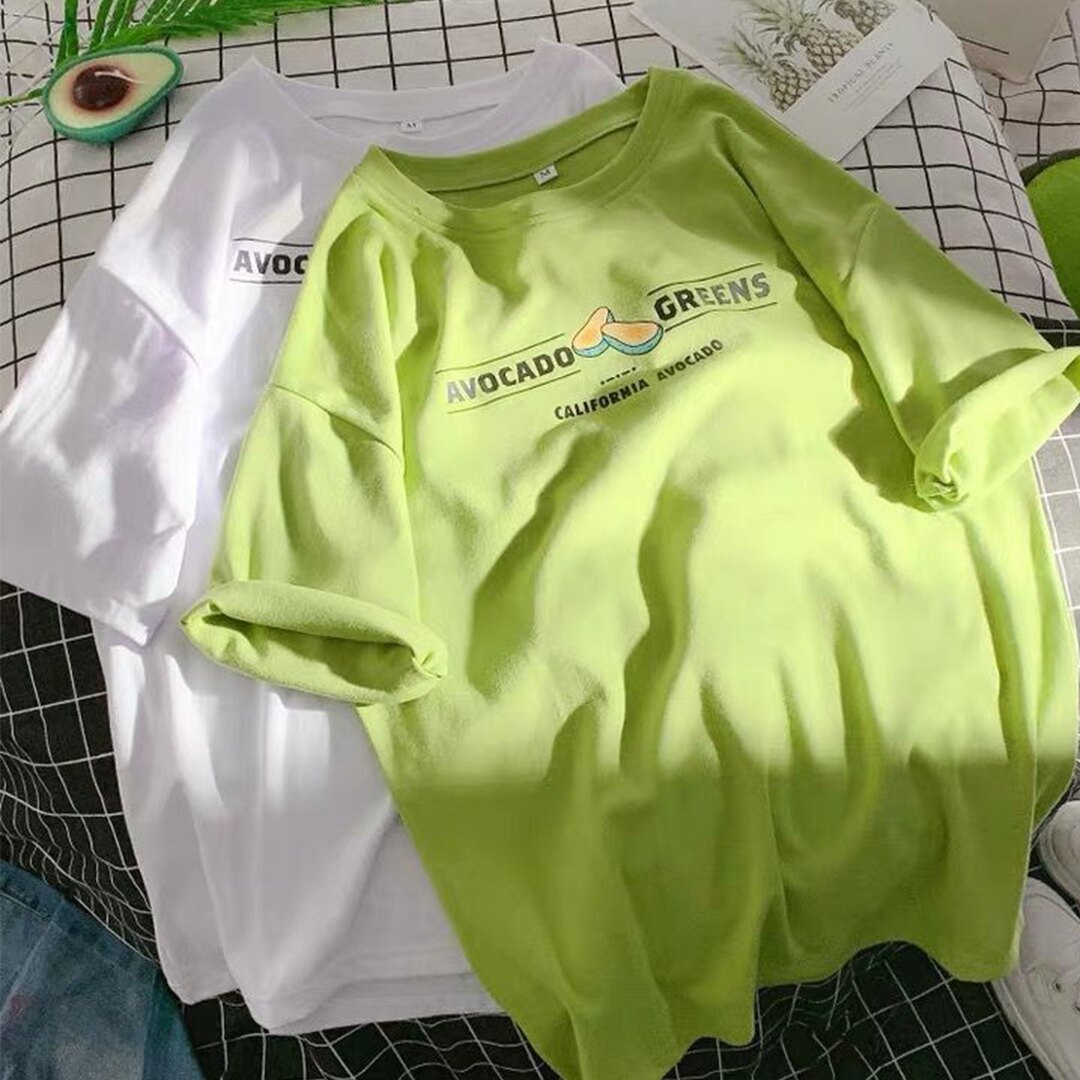 純棉棉T 時尚韓版 人氣抹茶綠 今年INS最熱門的顏色 可與其他同價位棉T互搭喔 任選三件=$500