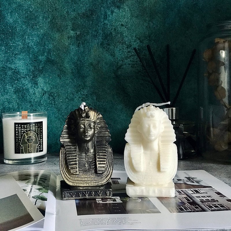 埃及文明系列 / 圖坦卡蒙面具 香氛造型蠟燭【Horus Candle】