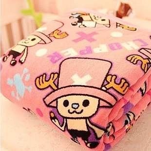 【發現。好貨】日本原單 one piece海賊王 喬巴珊瑚絨毯子 空調被 大號2*2M