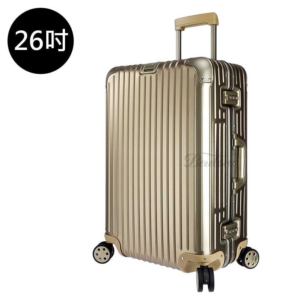 Rimowa Topas Titanium 26吋小型行李箱 (E版)