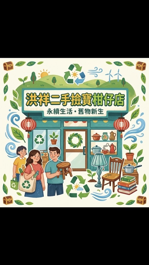 洪祥二手撿寶柑仔店