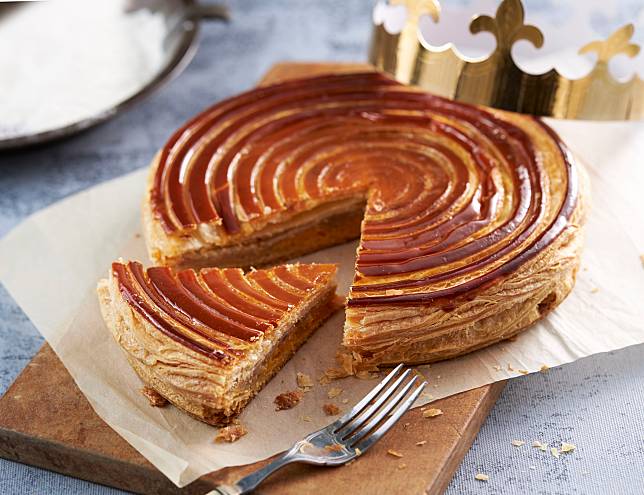 ▲芋頭流沙國王派660元/整模（業者提供）