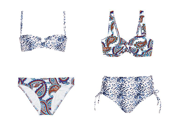 印花比基尼混搭術