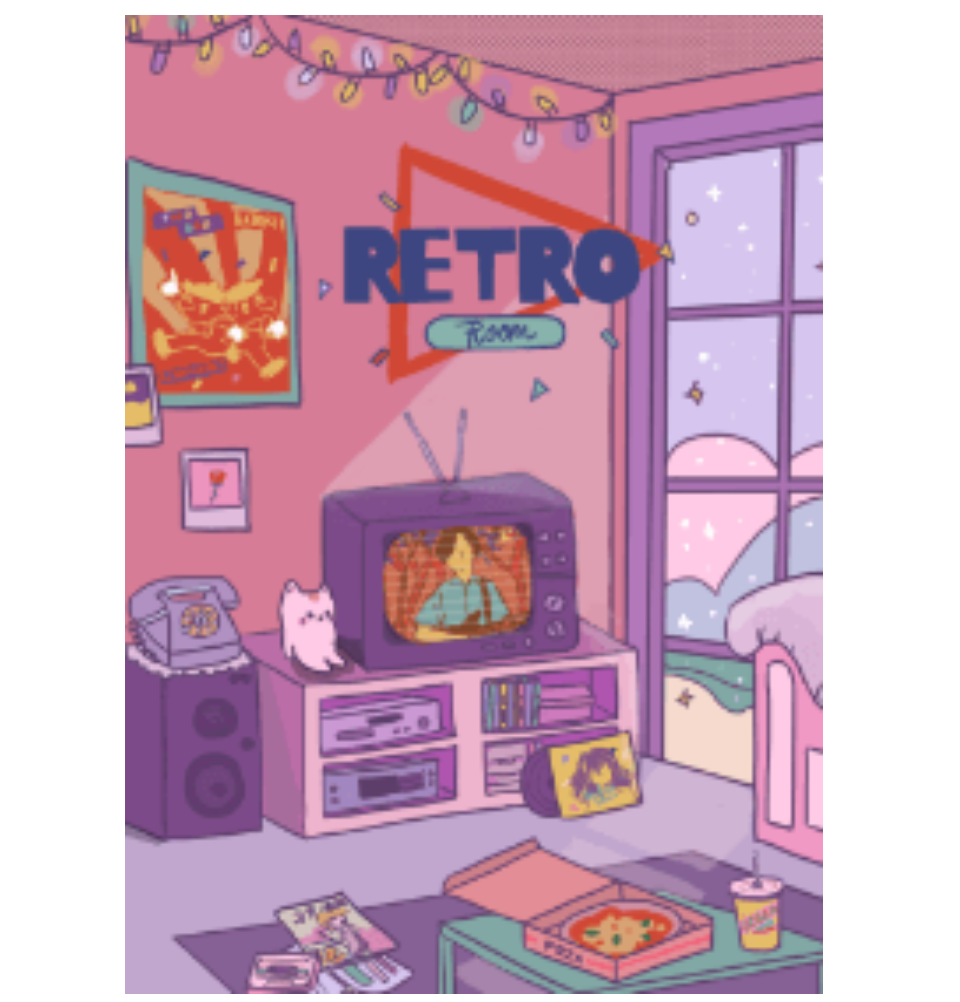 Aesthetic Retro Pastel Room