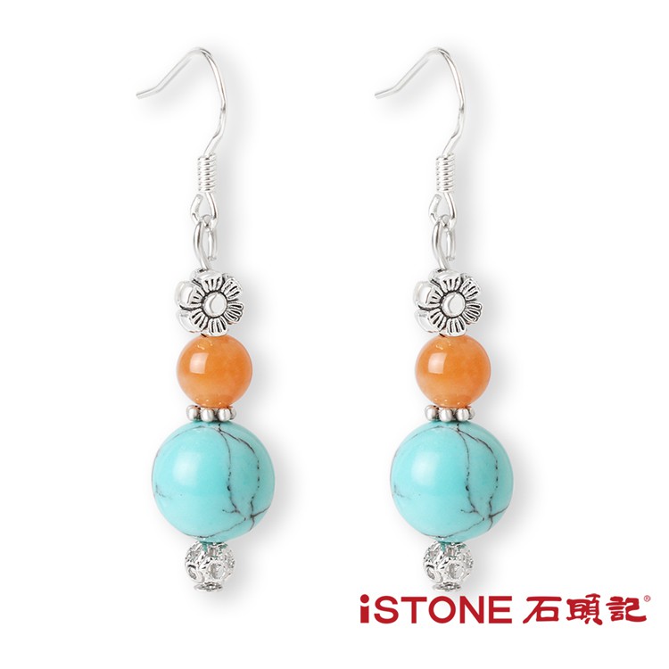 #土耳其石 #綠松石 #老黃玉 #延禧風格 #瓔珞 #富察 #古裝 #宮廷 #一耳三鉗 #滿族 #民俗風 #波希尼亞 #仿古 #氣質 #典雅 #耳墜 #耳勾 #純銀 生日/聖誕節/情人節/母親節禮物推