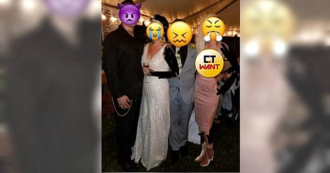 金髮辣妹參加婚禮穿「皇后的新衣」　網友傻眼：小時候缺關注？