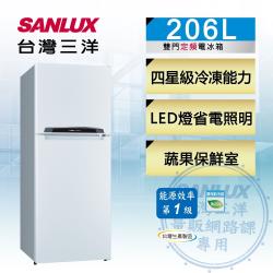 ◎二門電冰箱|◎|◎商品名稱:SANLUX台灣三洋206公升二門電冰箱SR-C206B1品牌:SANLUX台灣三洋種類:冰箱型號:SR-C206B1尺寸:寬550深585高1456mm功能:機外取水/