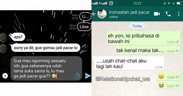 25 Chat lucu gagal nembak ini bikin senyum kecut