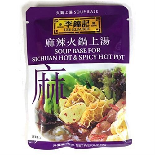 李錦記麻辣火鍋上湯在家裡可以自己煮麻辣火鍋喔香辣湯頭方便又快速