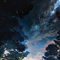 ༄星稀河影轉 霜重月華孤༄