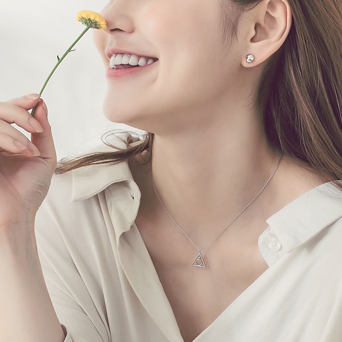 ｜訂製｜上帝之眼．純銀鎖骨鍊