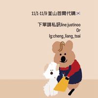 11/1-11/9釜山首爾代購連線