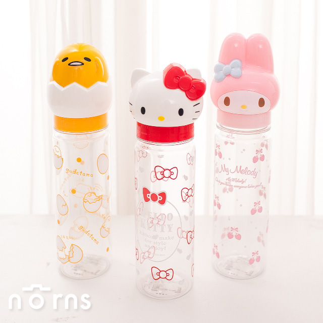 【日貨Sanrio立體大頭直飲式水壺】Norns Hello Kitty Melody 蛋黃哥 日本冷水瓶 隨行杯