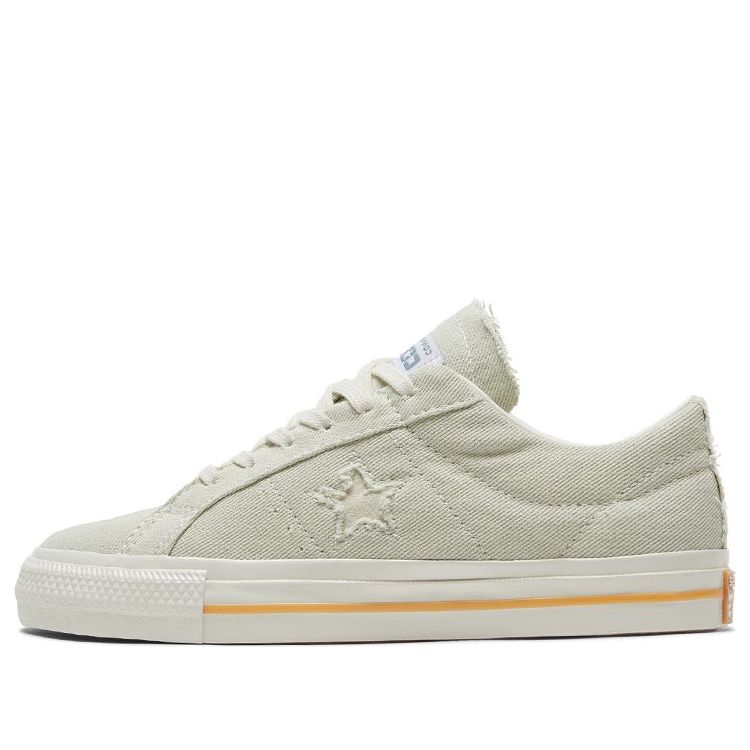 Converse One Star Pro Low Tops Retro Skateboarding Shoes Unisex Beige