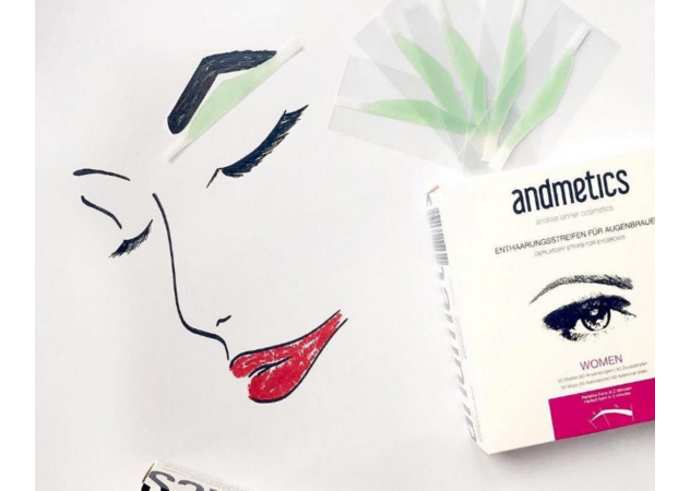 Andmetics Brow Wax Strips