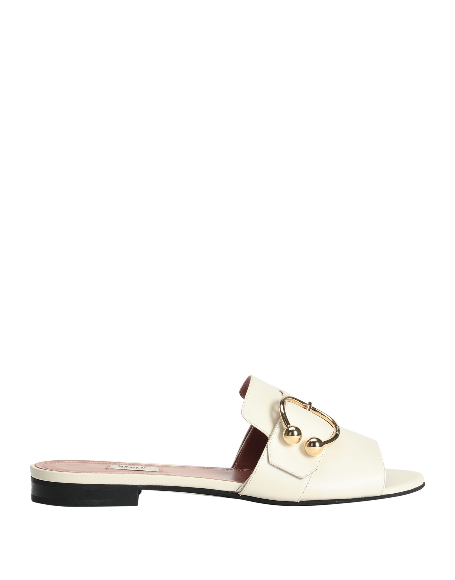 metal applications, solid color, round toeline, flat, leather/rubber sole, leather lining, contains 