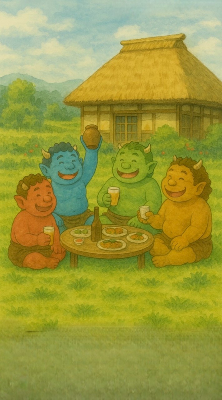 鬼の笑家でゆるりと(~‾▿‾)~♥