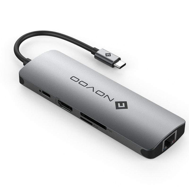 產品特色 多種介面，影音娛樂一次到位 具有USB-C PD快充 HDMI轉接，享受4K高清畫質 擁有SD/TF讀卡機 配有乙太網端口 適用各種TYPE C介面裝置 產品介紹 拓展您的行動工作站 Mac