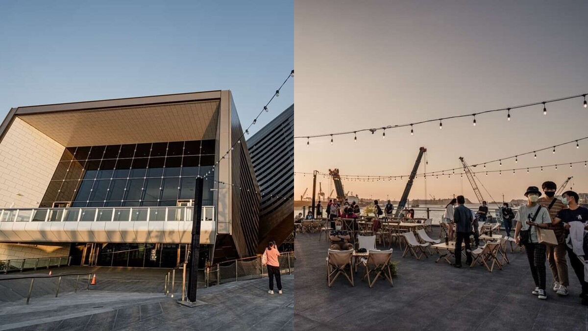 「高雄港埠旅運中心」正式啟用！全3D曲面帷幕建築，戶外空間「海韻藝術廣場」搶先開放