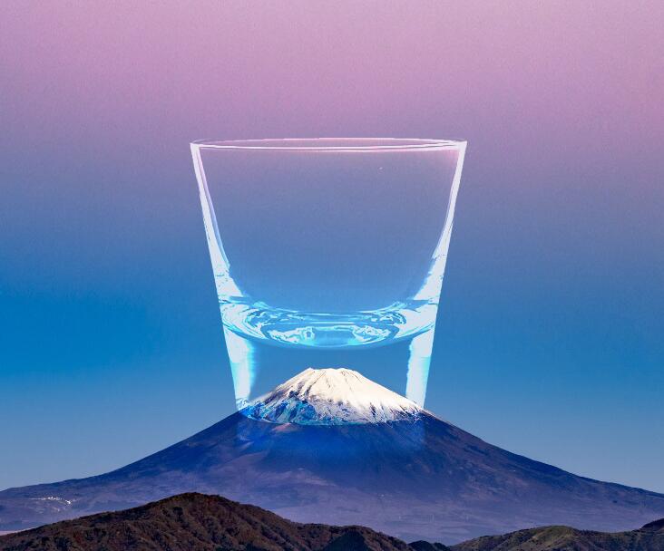 日式酒具 Chamvin日本原單酒杯威士忌杯 水晶江戶硝子富士山杯日式ins彩盒 免運 618年終鉅惠