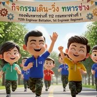 วิ่ง-เดิน ช.1 พัน.112