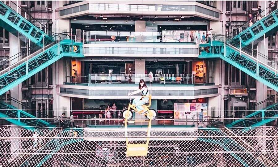 士林科教館 空中腳踏車